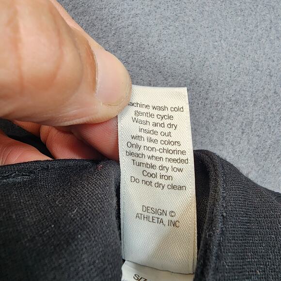 Athleta Womens Pants 4 Black Wide Leg Stretch Office Classic Comfort Capsule - Picture 9 of 15